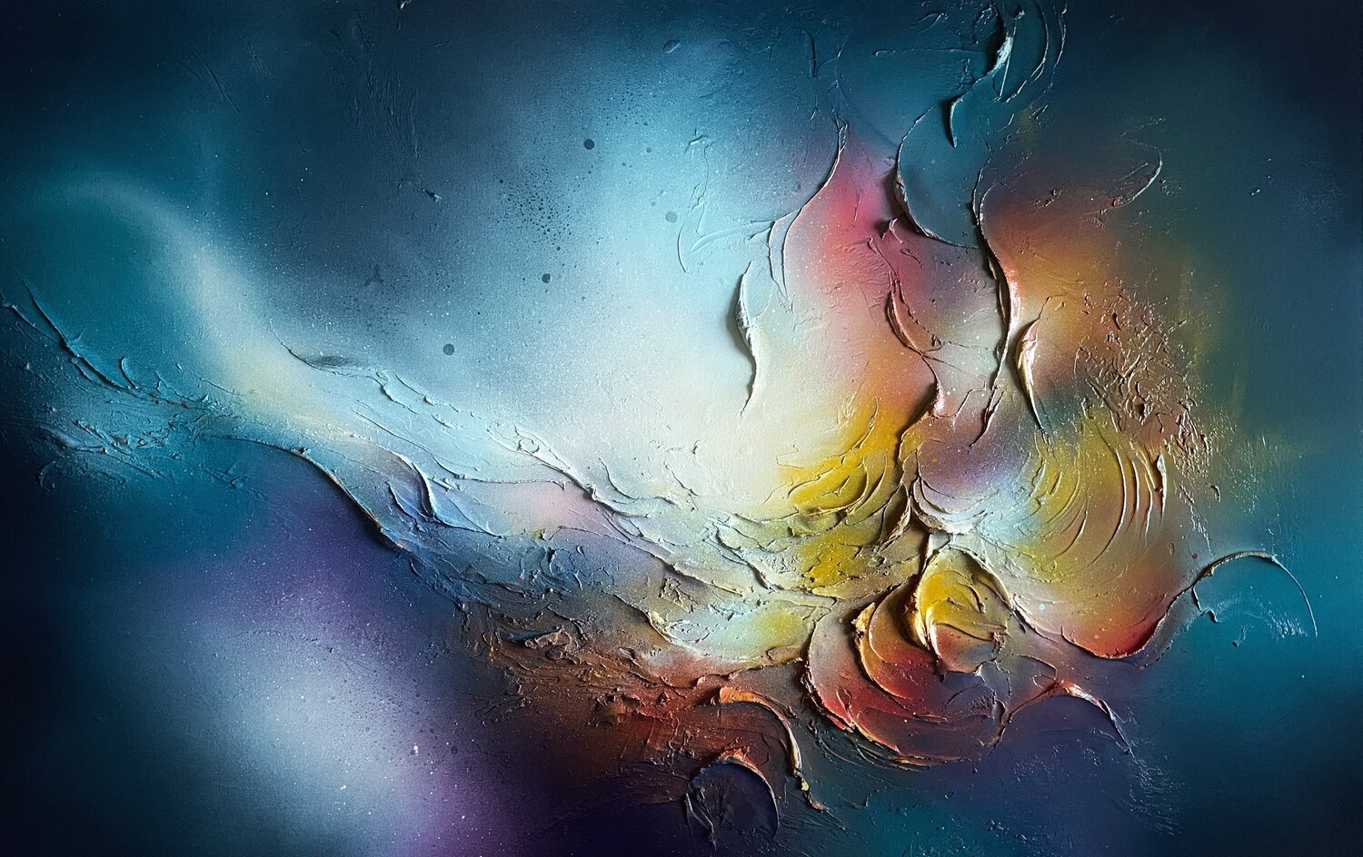 Northern Lights Selene's Art Original painting for sale