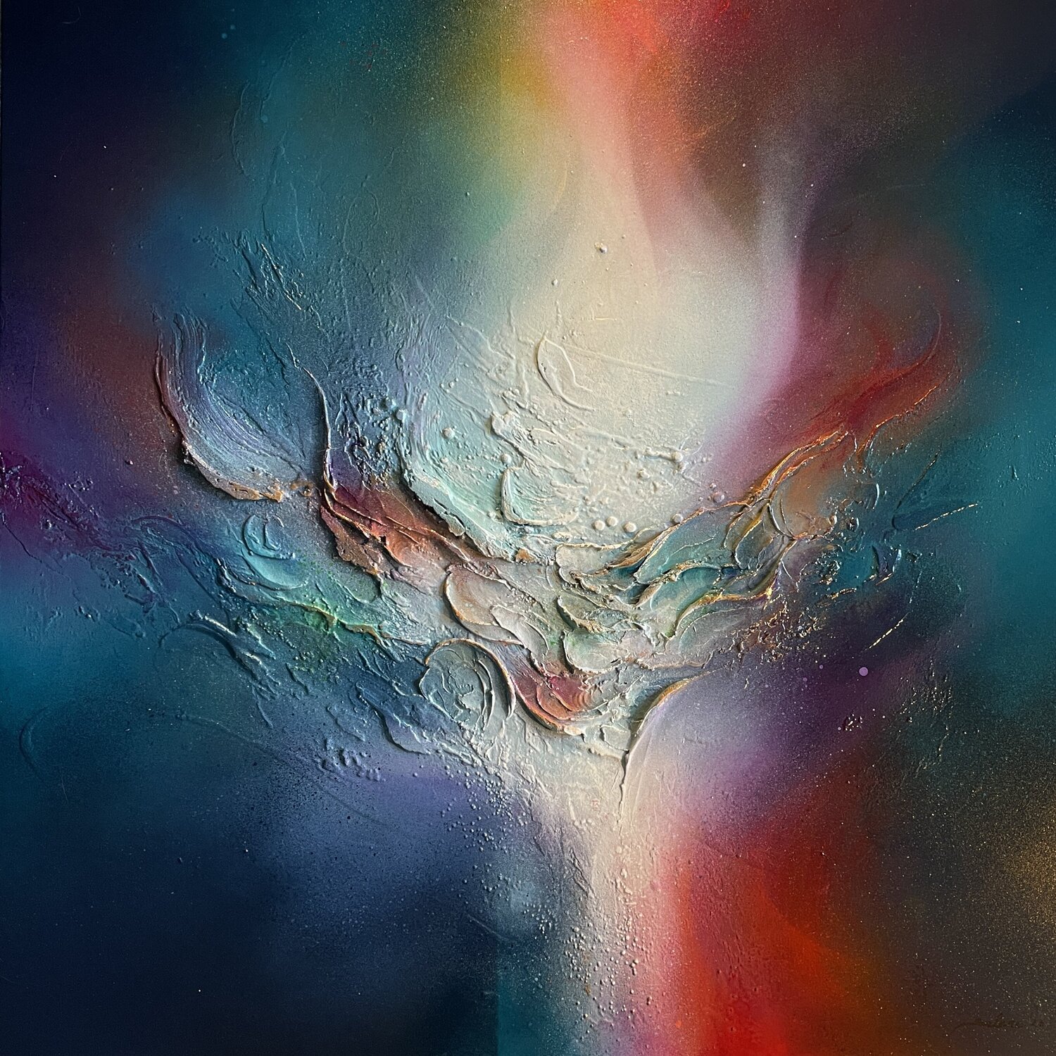 Northern Lights #3 Selene's Art Original painting for sale