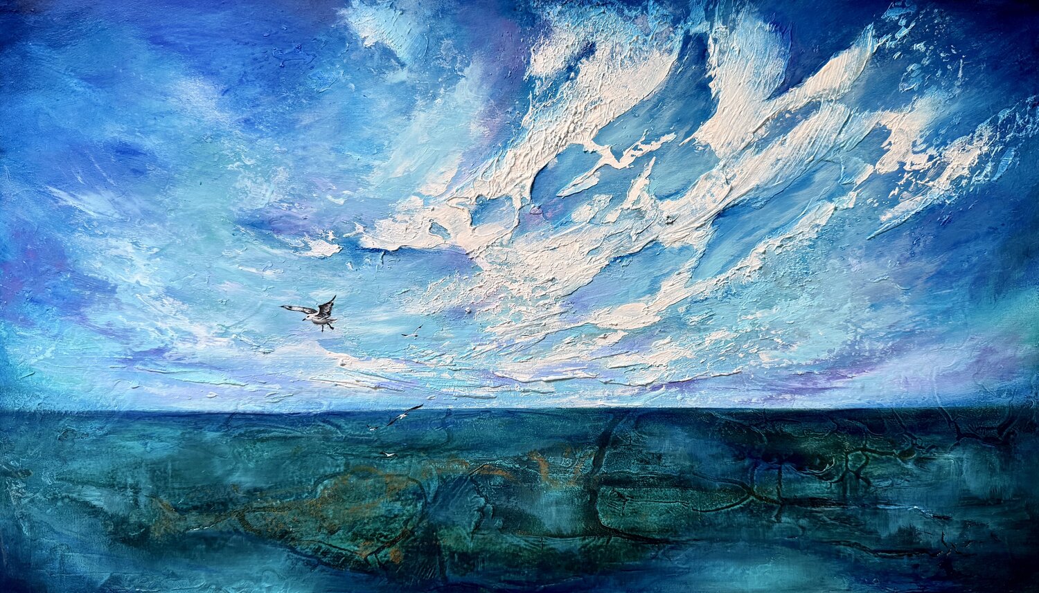 Landscape #55 Selene's Art Original painting for sale