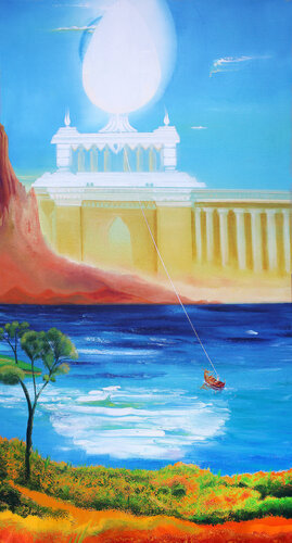 Hijo de la Luz, o el Devachán by Arturo Prins, Painting for Sale on Select