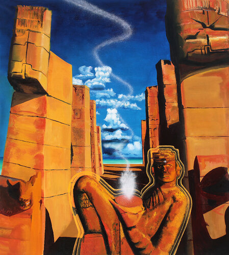 Guerrero de la Luz o Discípulo Aceptado by Arturo Prins, Painting for Sale on Select