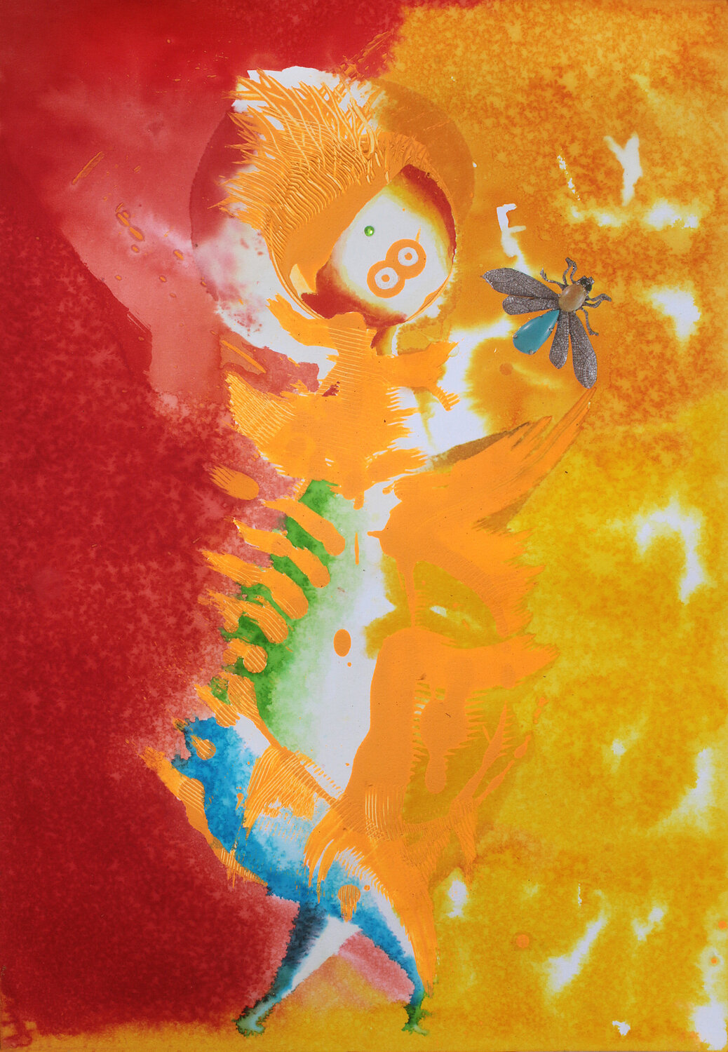 Santo Pollux Arturo Prins Original painting for sale