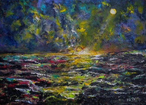 AVIS DE TEMPÊTE. by Daniel Burgraeve, Painting for Sale on Select