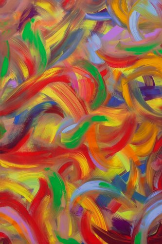 ABSTRACTION LYRIQUE 2 by Daniel Burgraeve, Painting for Sale on Select