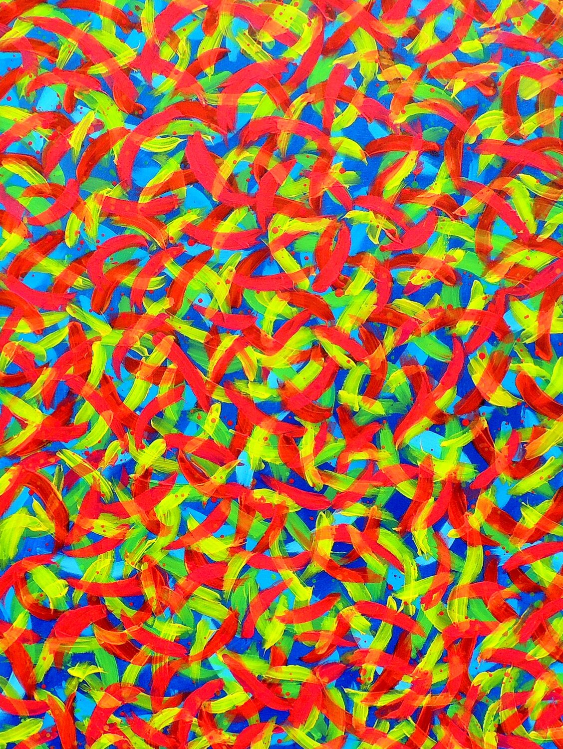 ABSTRACTION LYRIQUE 1 Daniel Burgraeve Original painting for sale