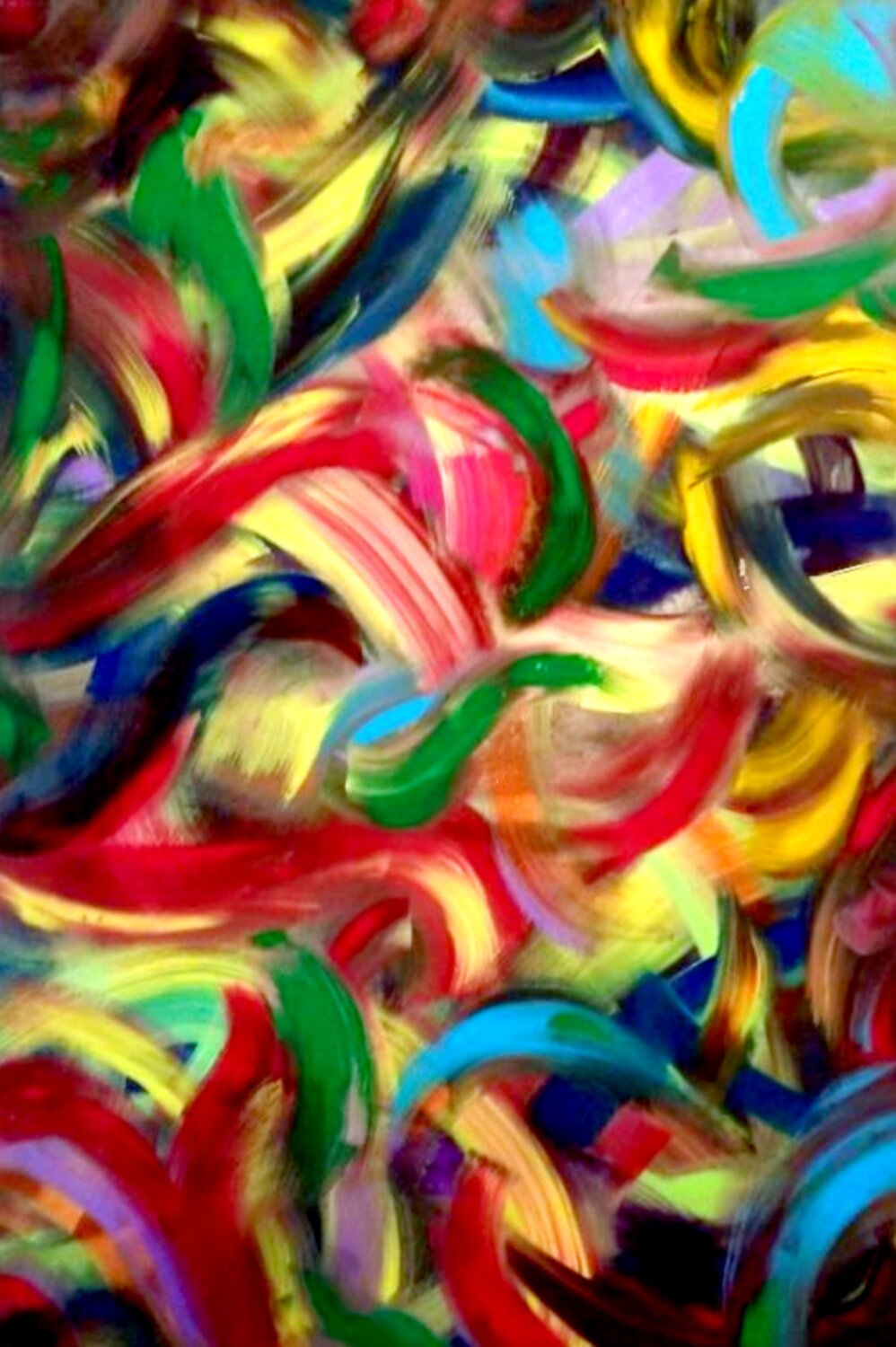 ABSTRACTION LYRIQUE 2 Daniel Burgraeve Original painting for sale