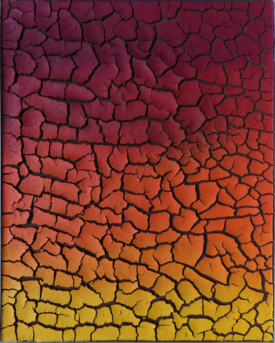 Horizonte encendido by Pin Vega, Painting for Sale on Select