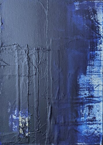 Indigo-Blue #6 by Josef Thalhofer, Painting for Sale on Select