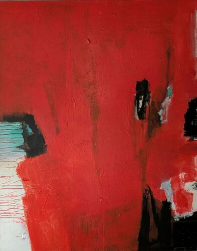 Rotes Wagnis by Josef Thalhofer, Painting for Sale on Select