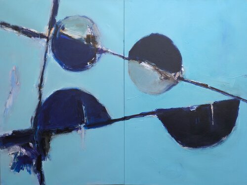 Blue Moon by Josef Thalhofer, Painting for Sale on Select