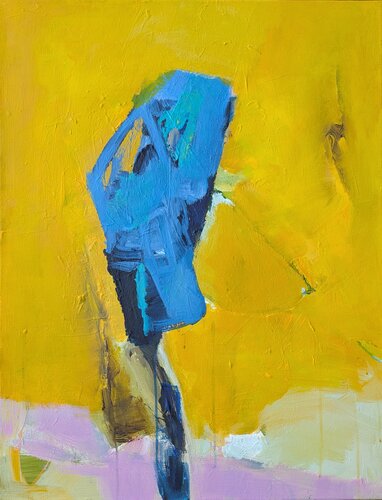 Figur im Gelb by Josef Thalhofer, Painting for Sale on Select