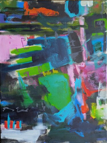 Ansichten einer Stadt (3) by Josef Thalhofer, Painting for Sale on Select