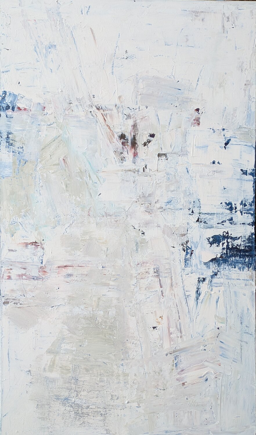 Spuren (tracks) Josef Thalhofer Original painting for sale