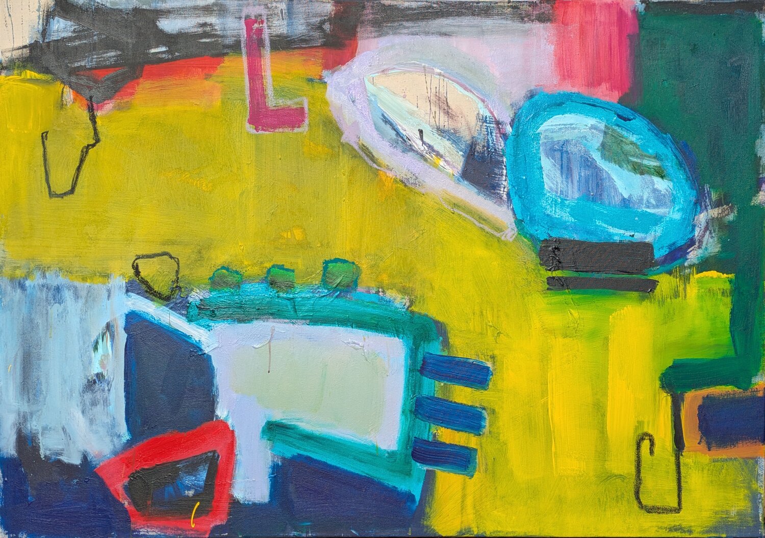 Impulse Josef Thalhofer Original painting for sale