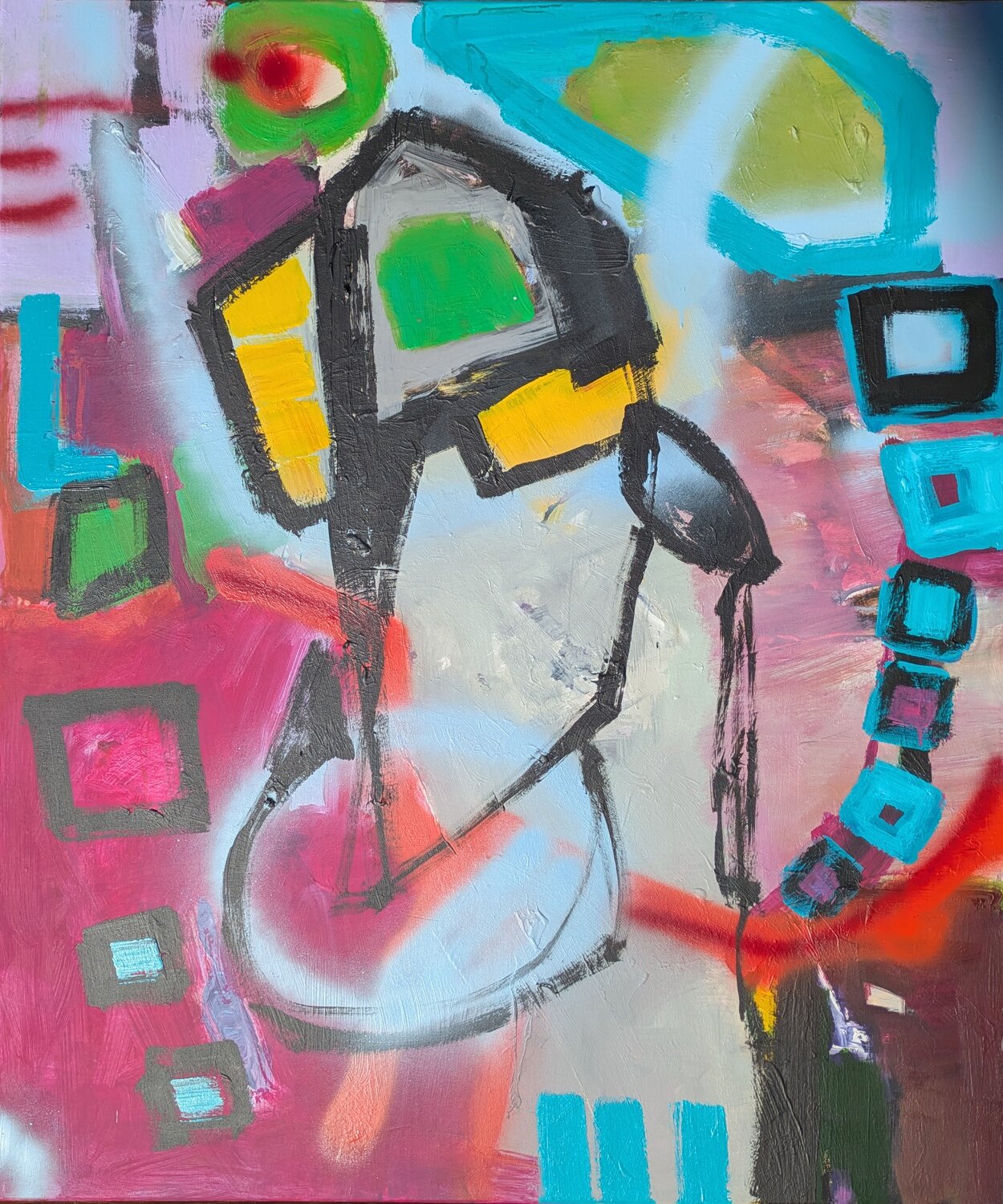 Im Dialog Josef Thalhofer Original painting for sale