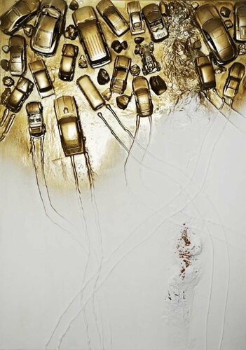 SPUREN HINTERLASSEN by Natalie Schwarz, Painting for Sale on Select