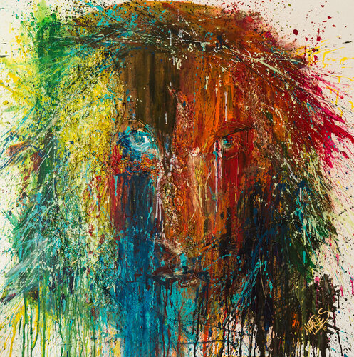 THE KING by Natalie Schwarz, Painting for Sale on Select