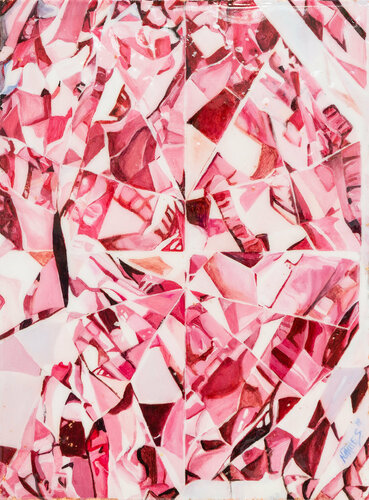 Pink Diamond by Natalie Schwarz, Painting for Sale on Select
