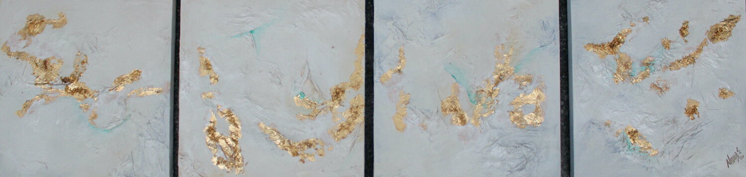 Polaris Aurora III Natalie Schwarz Original painting for sale
