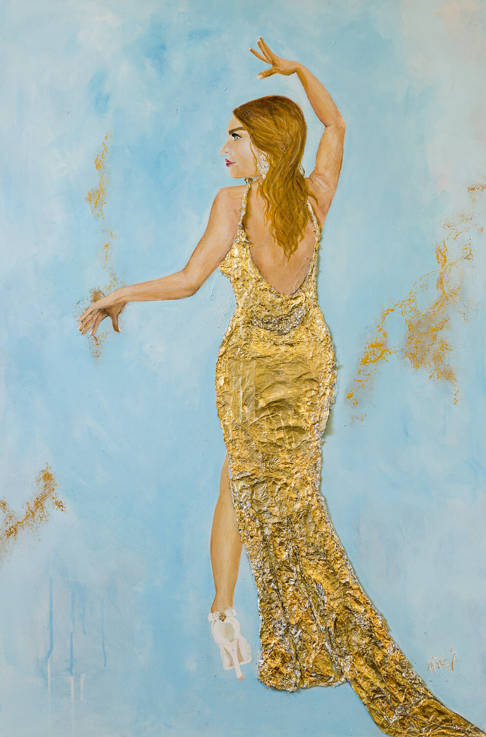 DIGNITY Natalie Schwarz Original painting for sale