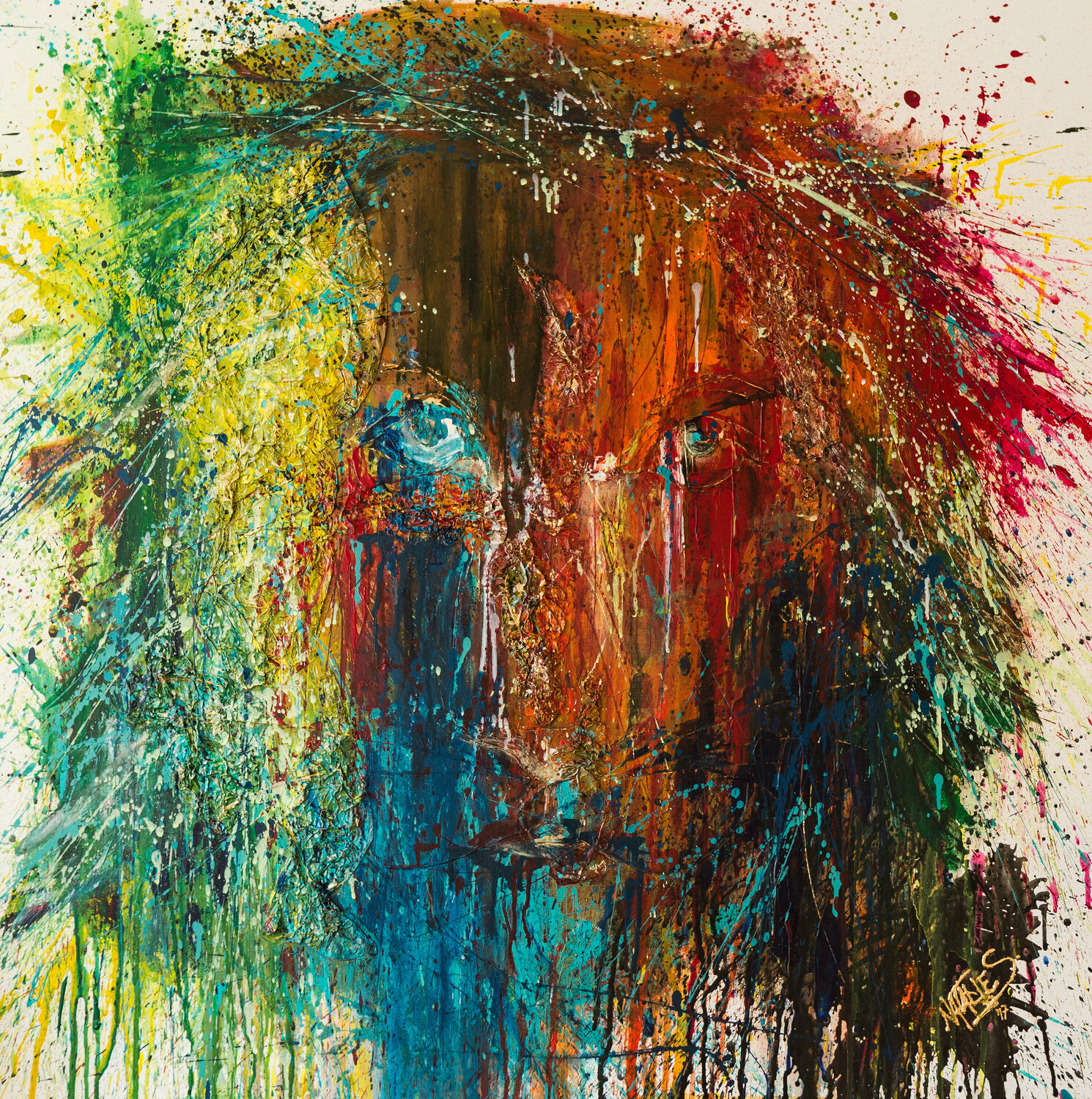 THE KING Natalie Schwarz Original painting for sale