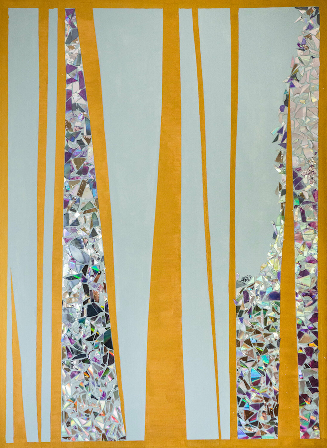 STÜCKWERK Natalie Schwarz Original painting for sale