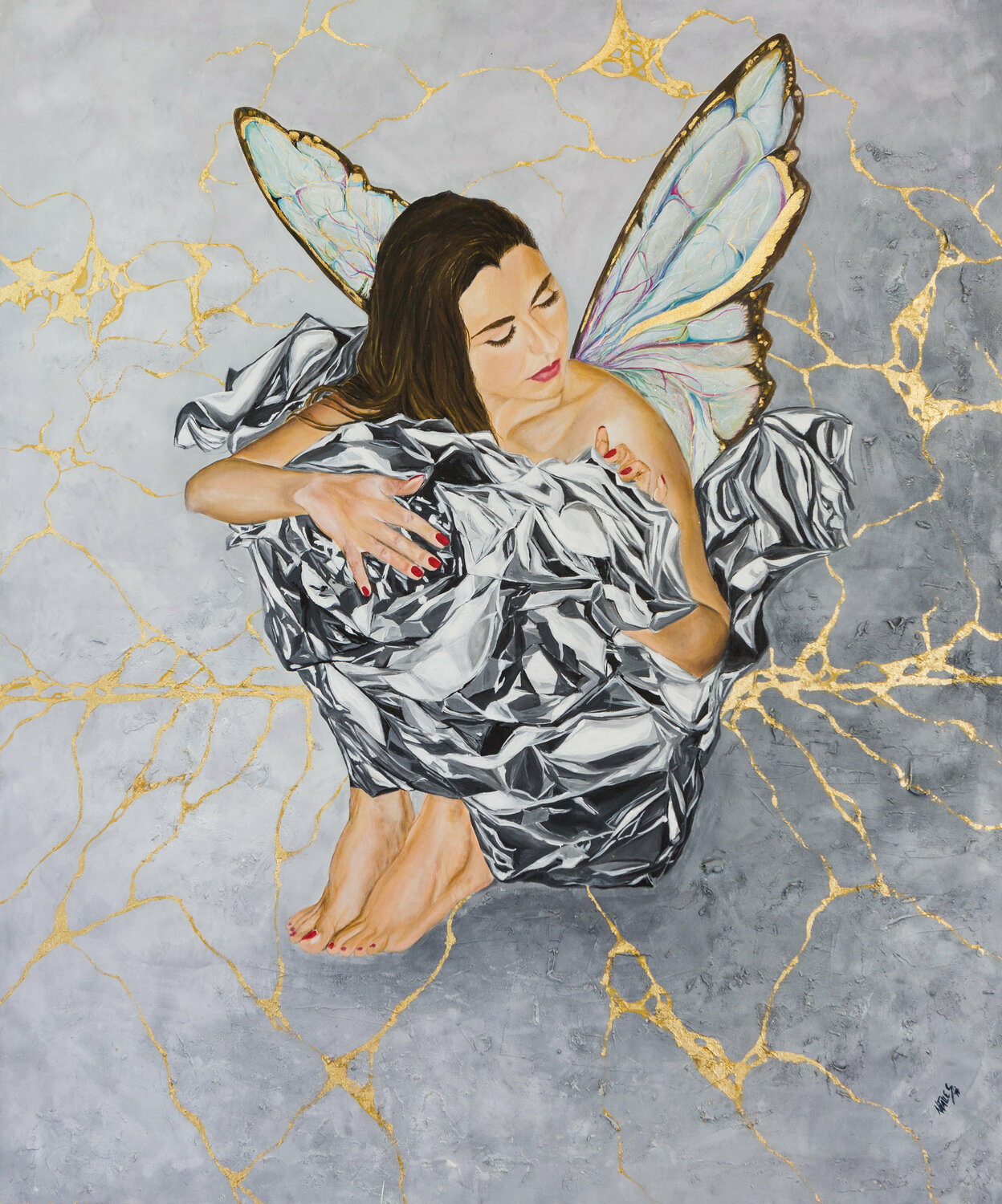 ENTFALTUNG Natalie Schwarz Original painting for sale