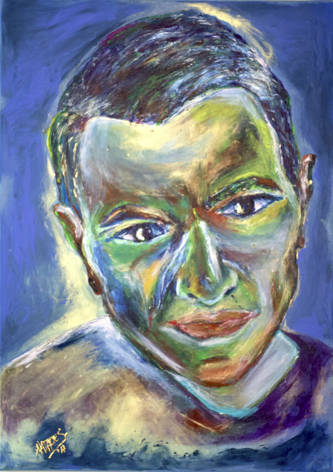 VICTOR Natalie Schwarz Original painting for sale