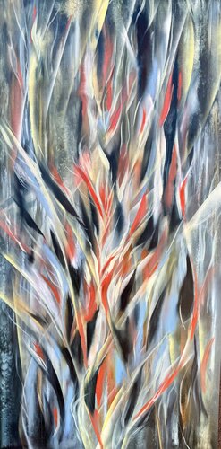 Blackbird of Paradise by Khrystyna Kozyuk, Painting for Sale on Select