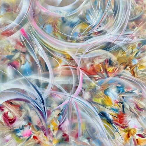 Trifecta 1 by Khrystyna Kozyuk, Painting for Sale on Select