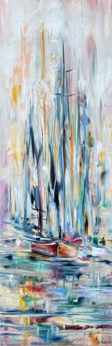 Dream Boat 3 by Khrystyna Kozyuk, Painting for Sale on Select