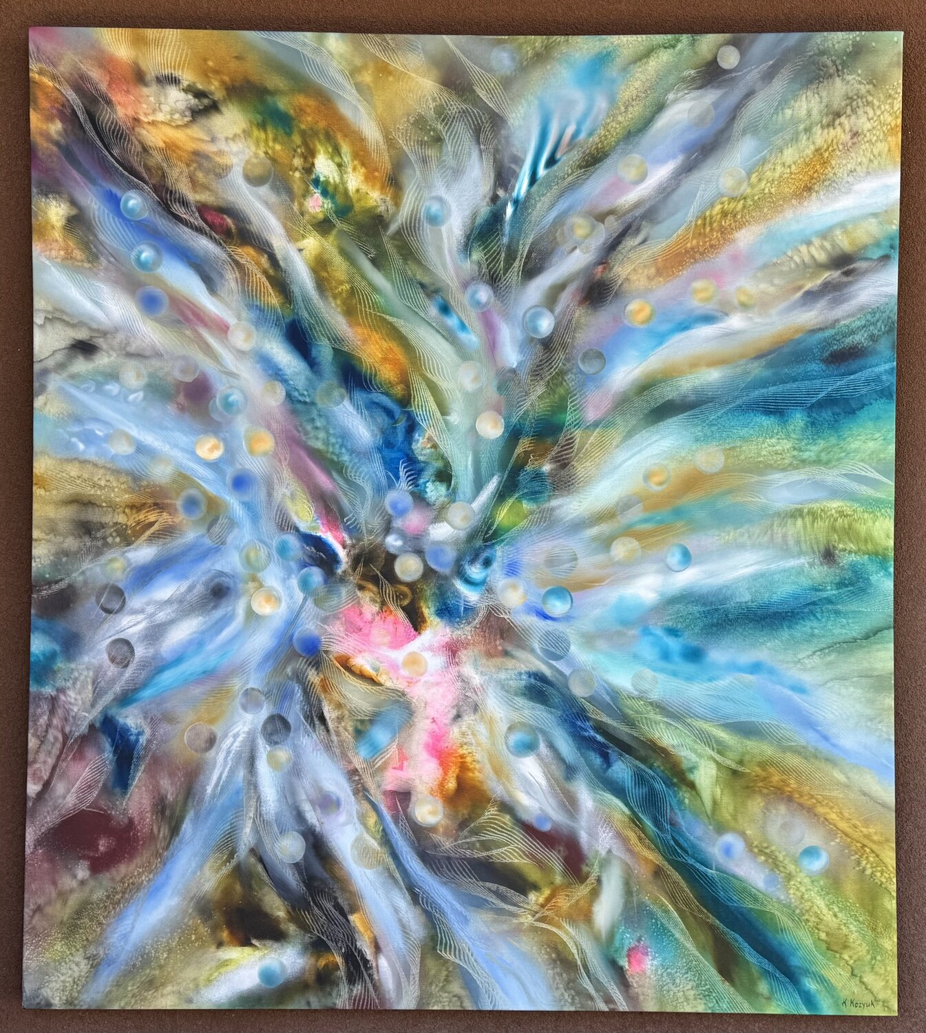 Space Ride Khrystyna Kozyuk Original painting for sale