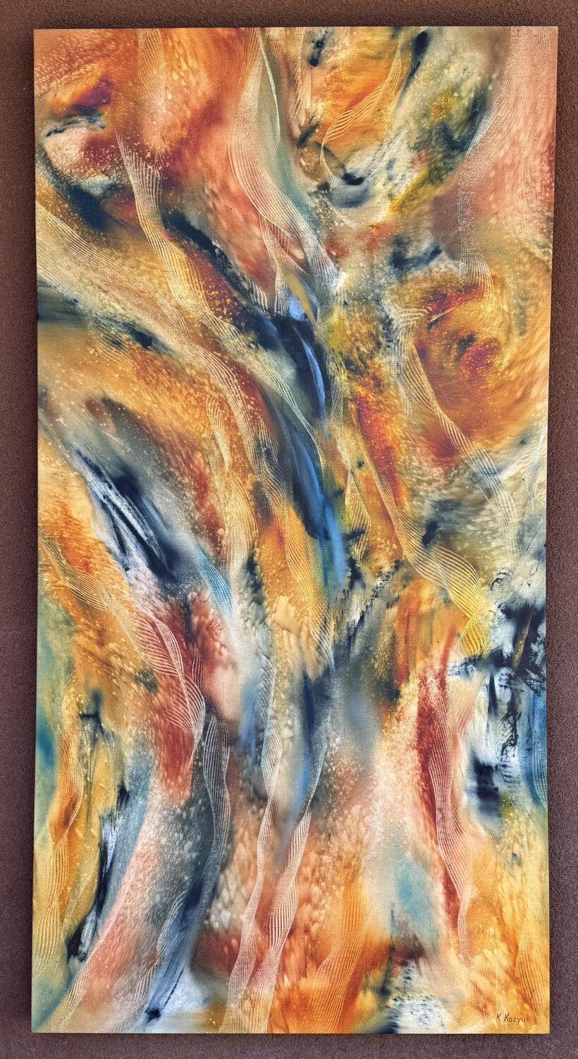 Canyon Wall Khrystyna Kozyuk Original painting for sale