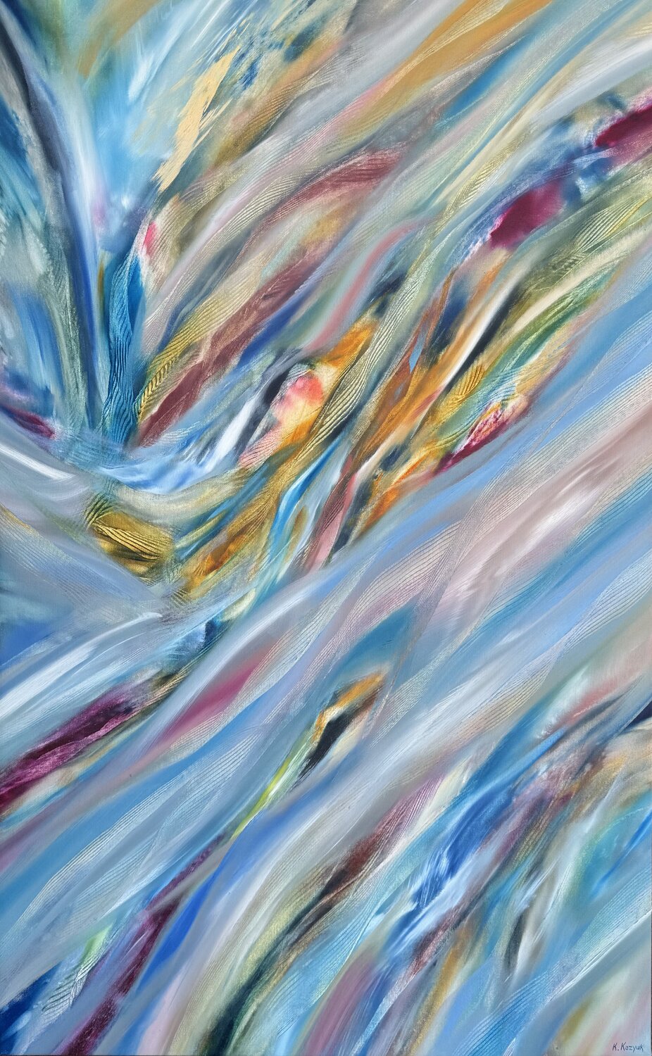 Paint with the Colors of the Wind Khrystyna Kozyuk Original painting for sale