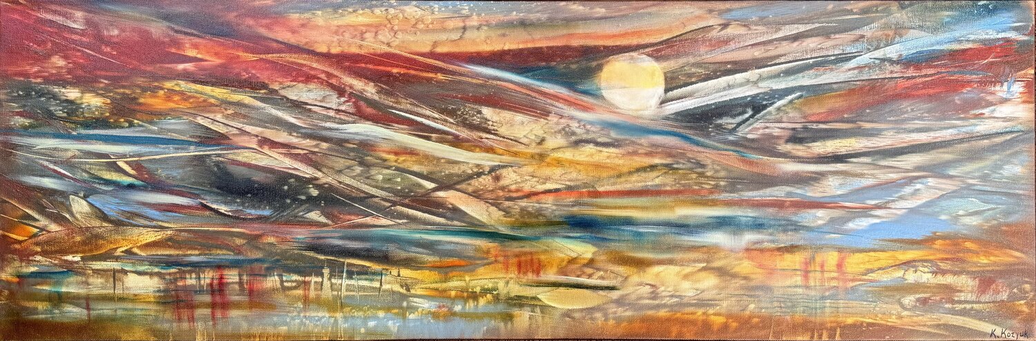 Tuscan Sun III Khrystyna Kozyuk Original painting for sale