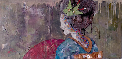 SERIE GEISHA 00062 by Josep Pozo, Painting for Sale on Select