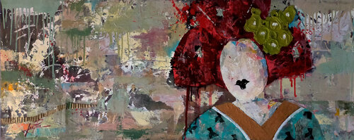 SERIE GEISHA 00077 by Josep Pozo, Painting for Sale on Select