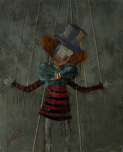 PUPPET SERIES 0004 by Josep Pozo, Painting for Sale on Select