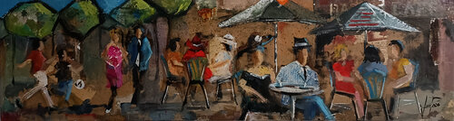 TERRAZA PARISINA by Josep Pozo, Painting for Sale on Select
