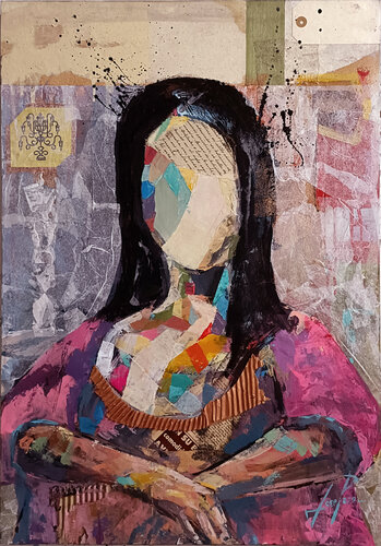 NOTA  GIOCONDA 0006 by Josep Pozo, Painting for Sale on Select