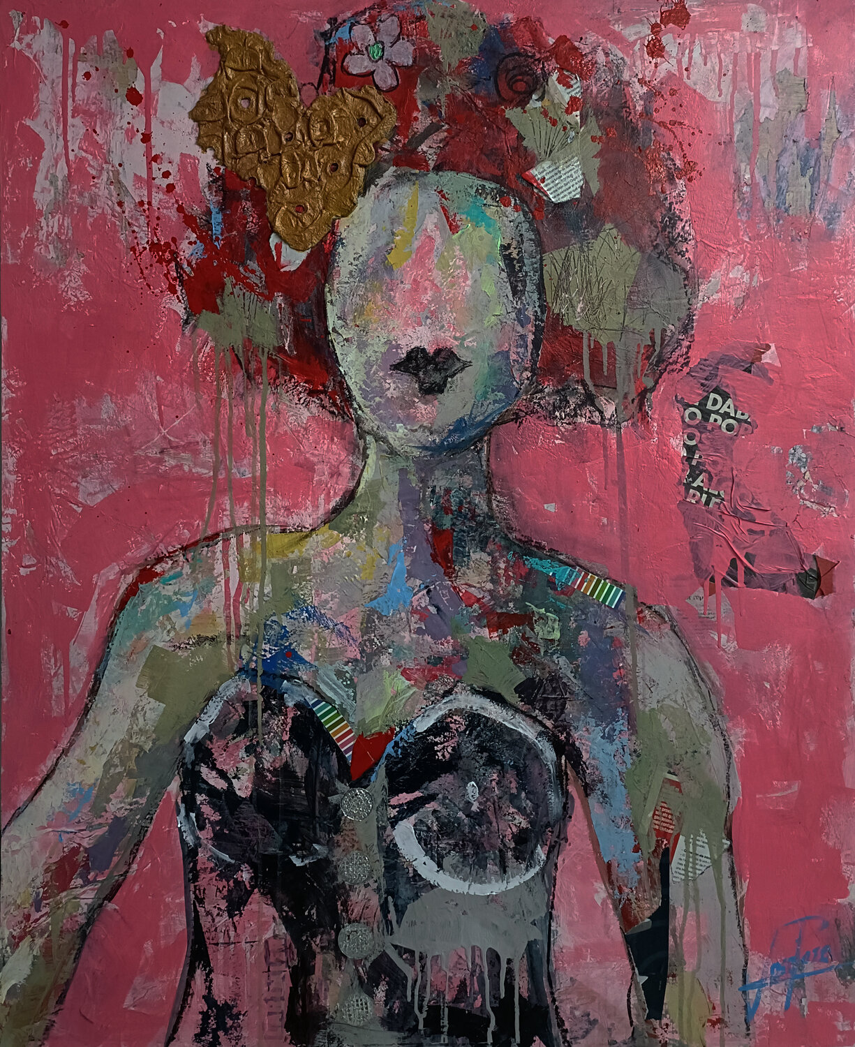 SERIE DRAG 0002 Josep Pozo Original painting for sale