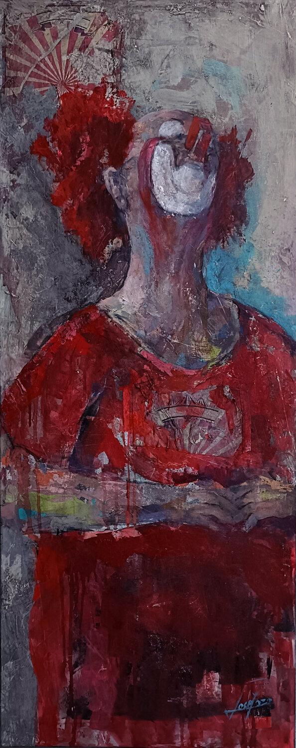 SERIE PAYASO 00014 Josep Pozo Original painting for sale