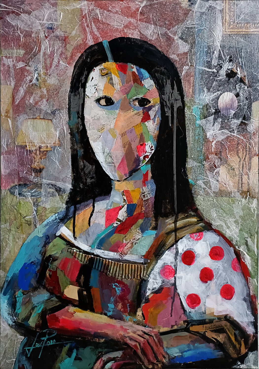 NOTA  GIOCONDA 0005 Josep Pozo Original painting for sale