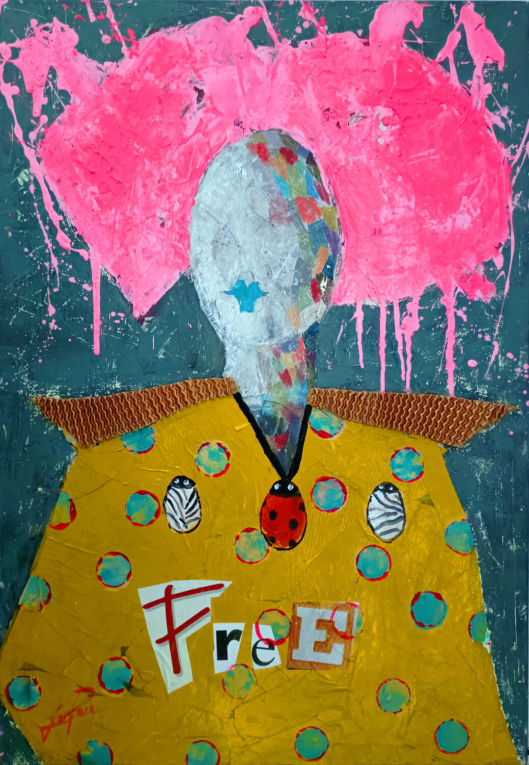 SERIE DRAG 0003 Josep Pozo Original painting for sale