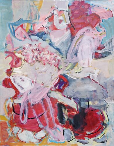 Heart's Labyrinth by Cindy Bernier, Painting for Sale on Select