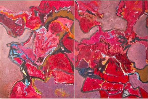 Dance With Me 1 & 2 by Cindy Bernier, Painting for Sale on Select