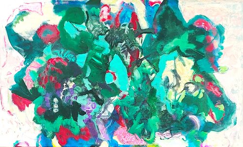 Greens by Cindy Bernier, Painting for Sale on Select