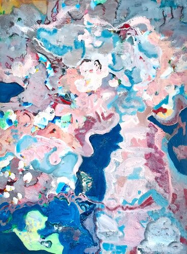 Love Map by Cindy Bernier, Painting for Sale on Select