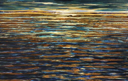 Evening sun by Gita Kalishoek, Painting for Sale on Select