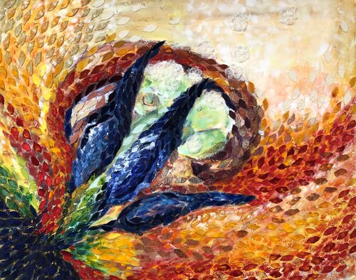 Rising up II by Gita Kalishoek, Painting for Sale on Select
